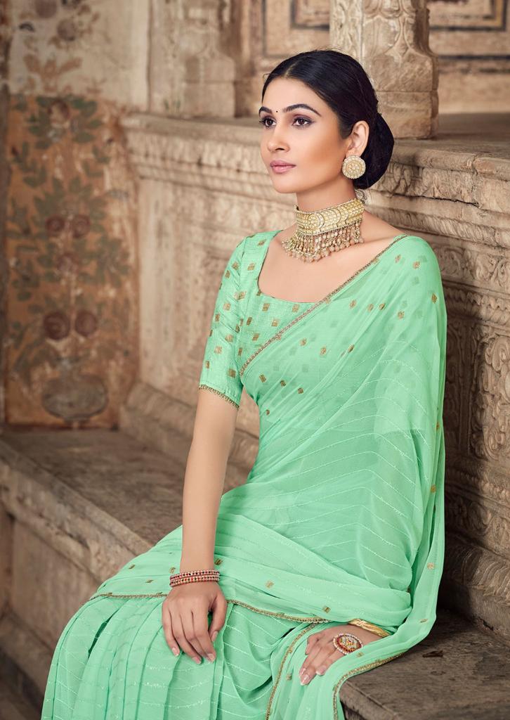 Kashvi Gargi Party Wear Designer Fancy Georgette Saree Collection
